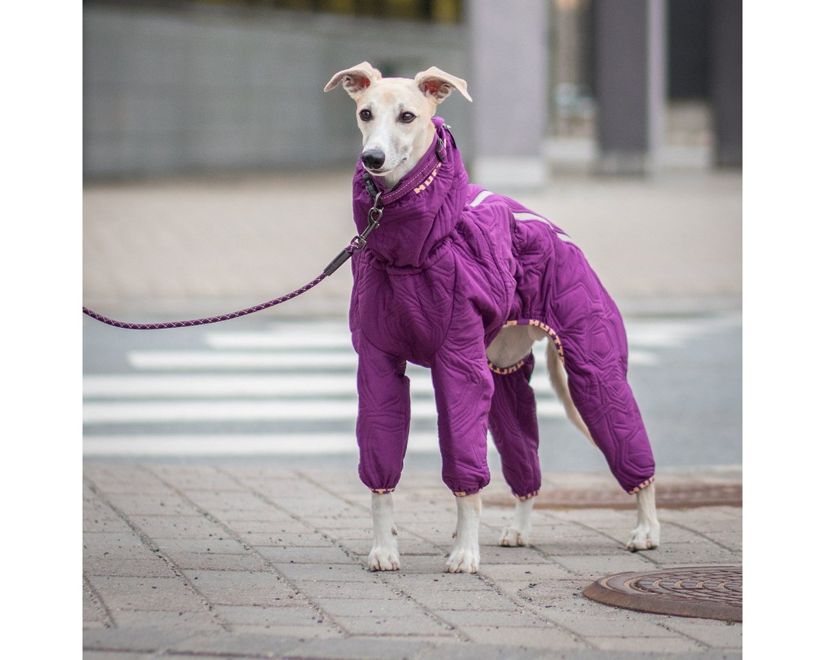 Thumbnail - HURTTA Hundeoverall Casual Steppoverall Quilted violett