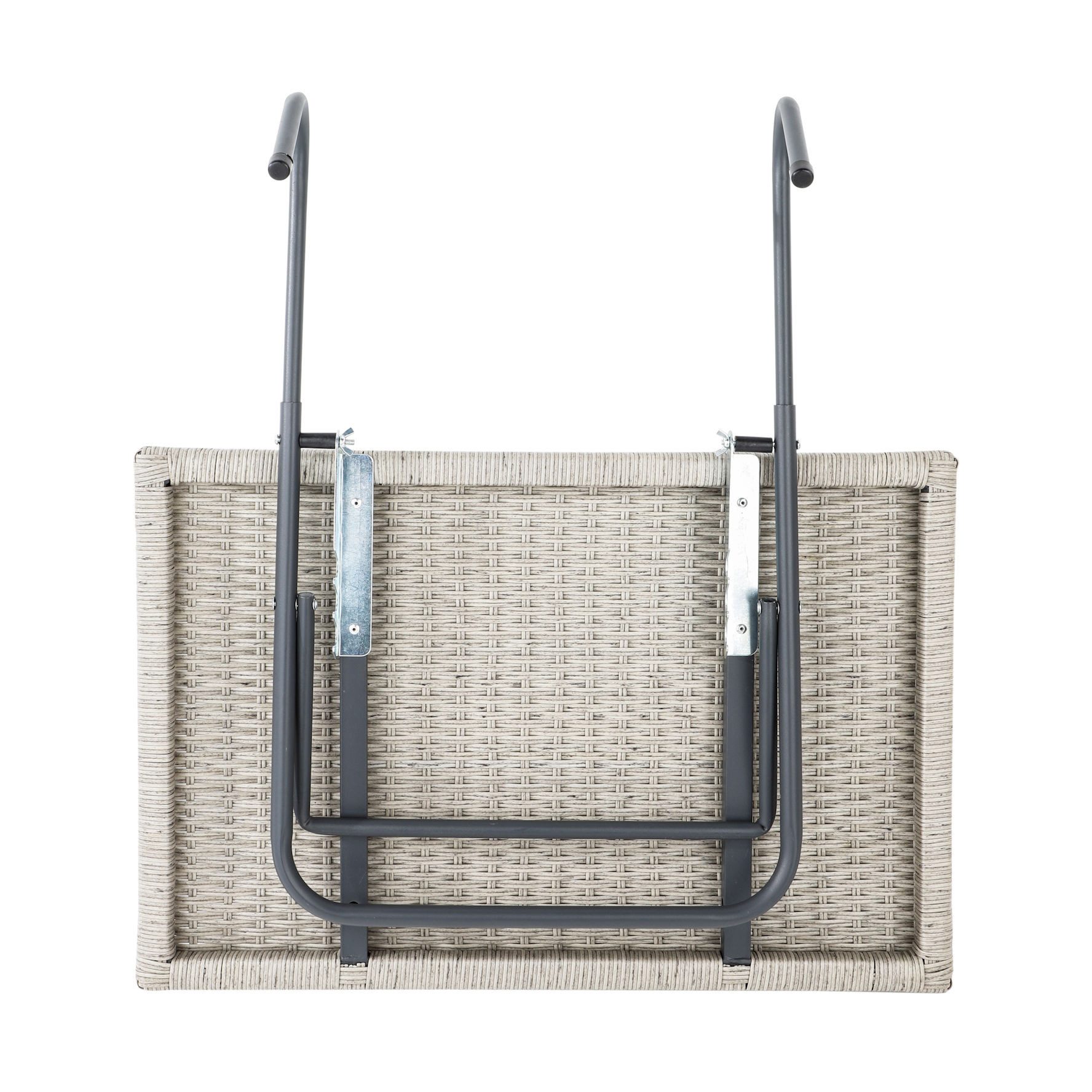Spetebo Balkonhängetisch Balkon Hängetisch - RATTAN günstig online kaufen