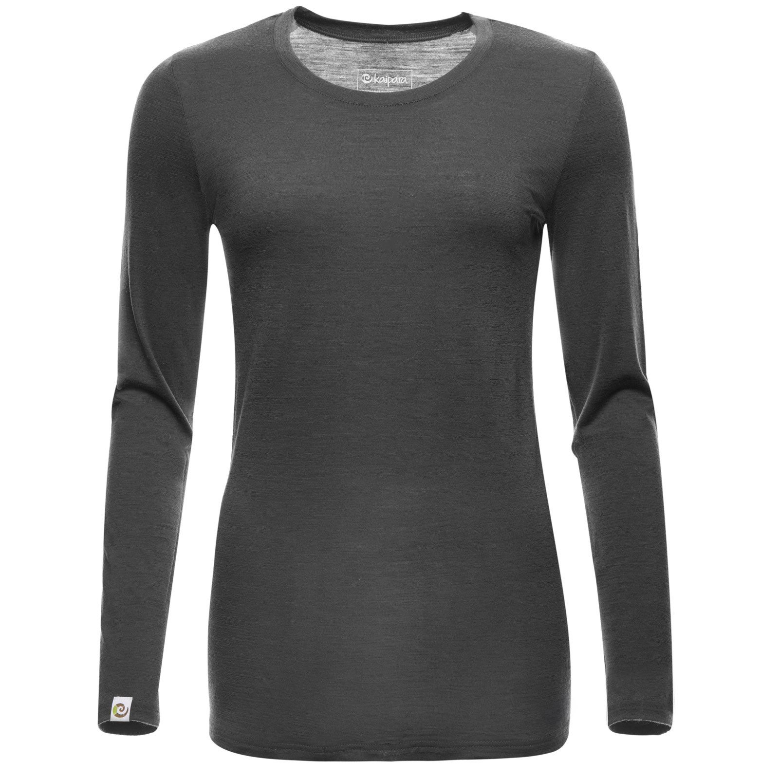Kaipara - Merino Sportswear Funktionsunterhemd Merino Damen-Unterhemd Langarm Slimfit 150g light (1-St) aus reiner Merinowolle Made in Germany