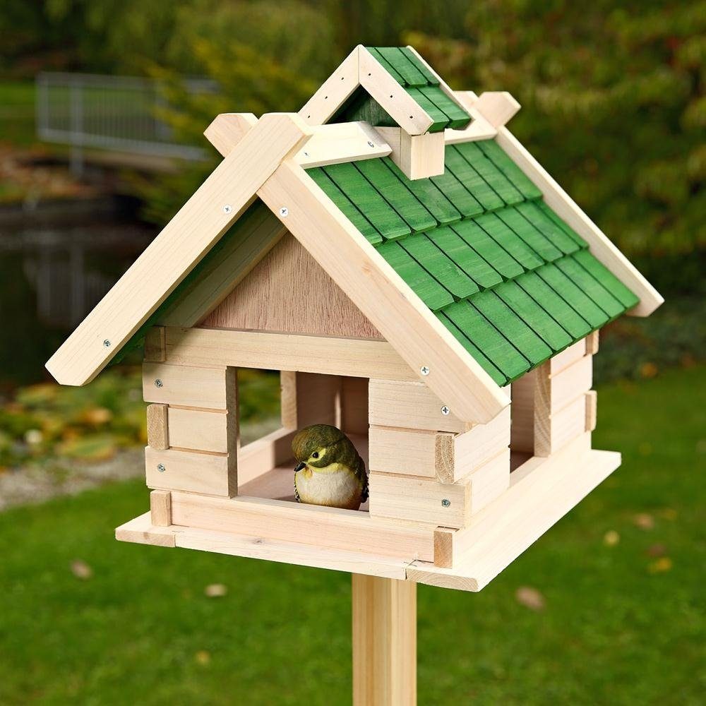 Mucola Vogelhaus »Vogelhaus Weiß Vogelfutterhaus aus Holz Vogelvilla Vögel  Ständer«, Liebevolle Handarbeit online kaufen | OTTO