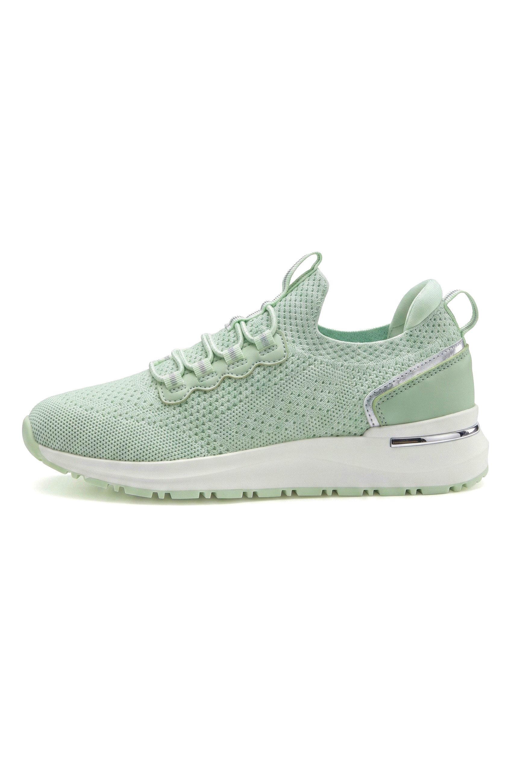 Vivance by Lascana Freizeitschuh, Halbschuh, Turnschuh, Slip-On-Sneaker, Sneaker mit elastischen Schnürbändern zum Reinschlüpfen VEGAN