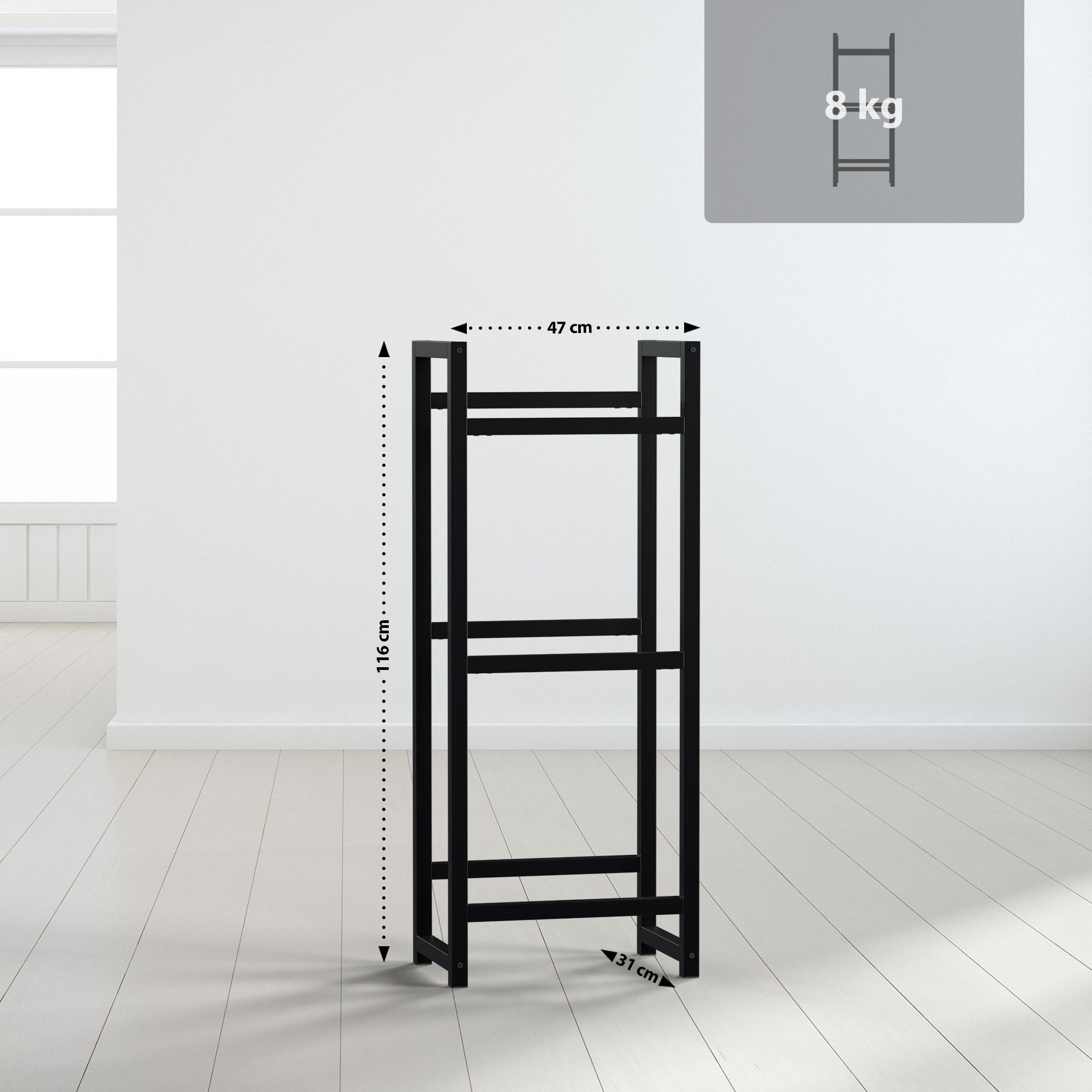 CLP Standregal Stack, Getränkekistenständer aus stabilem günstig online kaufen