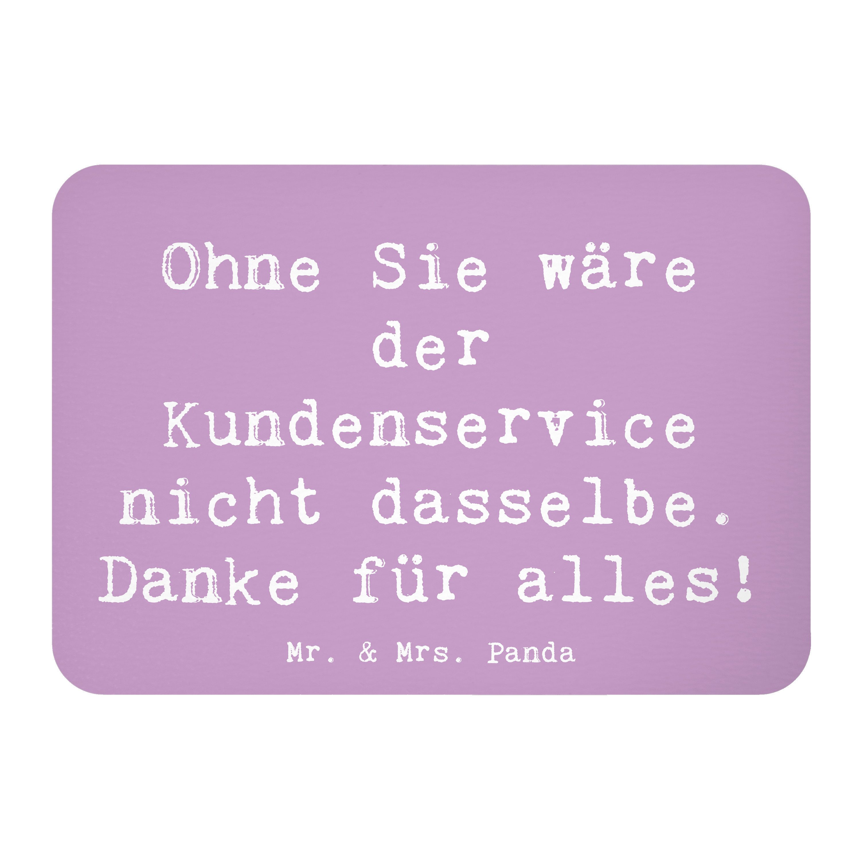 Magnet Spruch Kundendienstmitarbeiter Dankeschön - Lavendeltraum - Geschenk