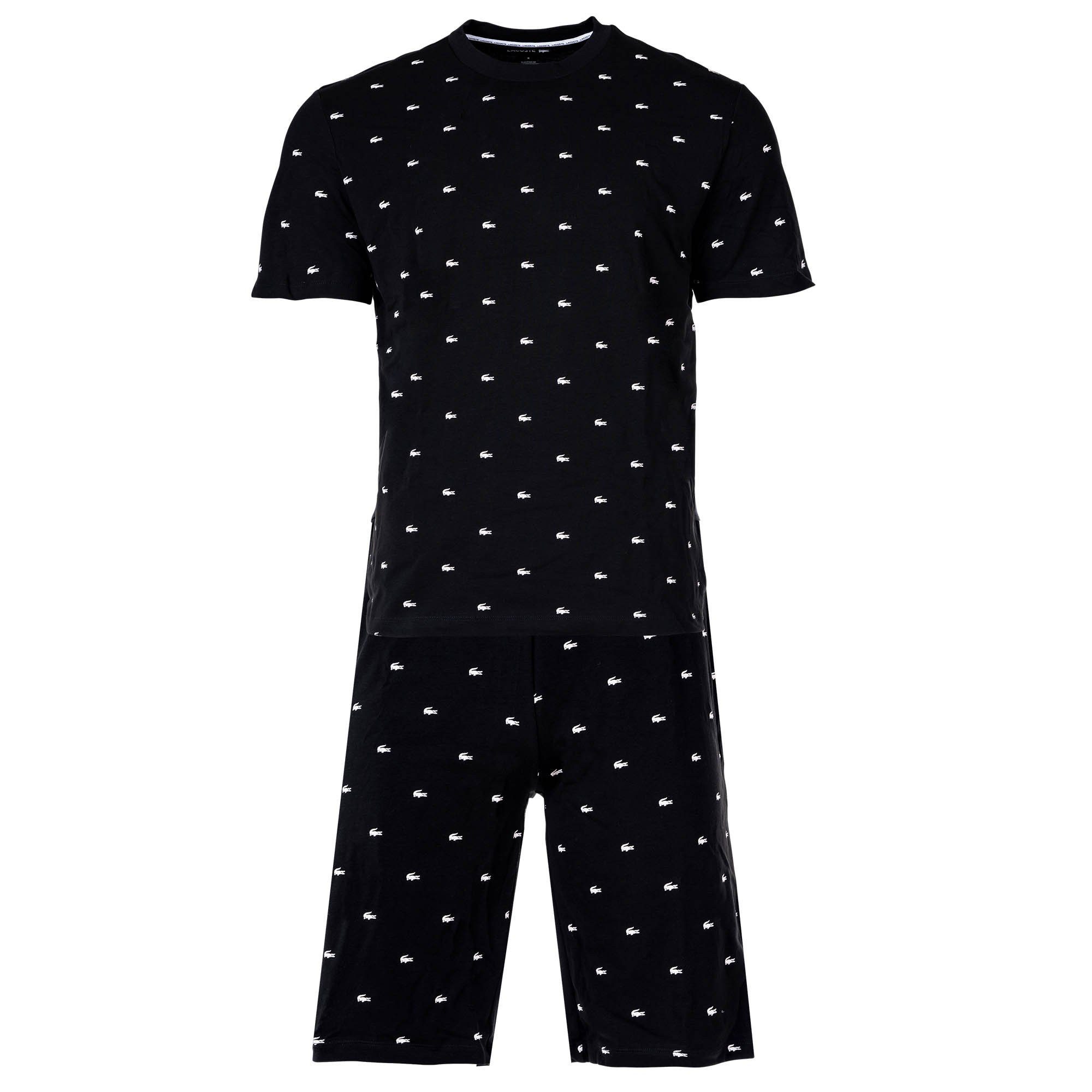 Lacoste Pyjama Herren Pyjama Baumwolle (2 tlg) günstig online kaufen