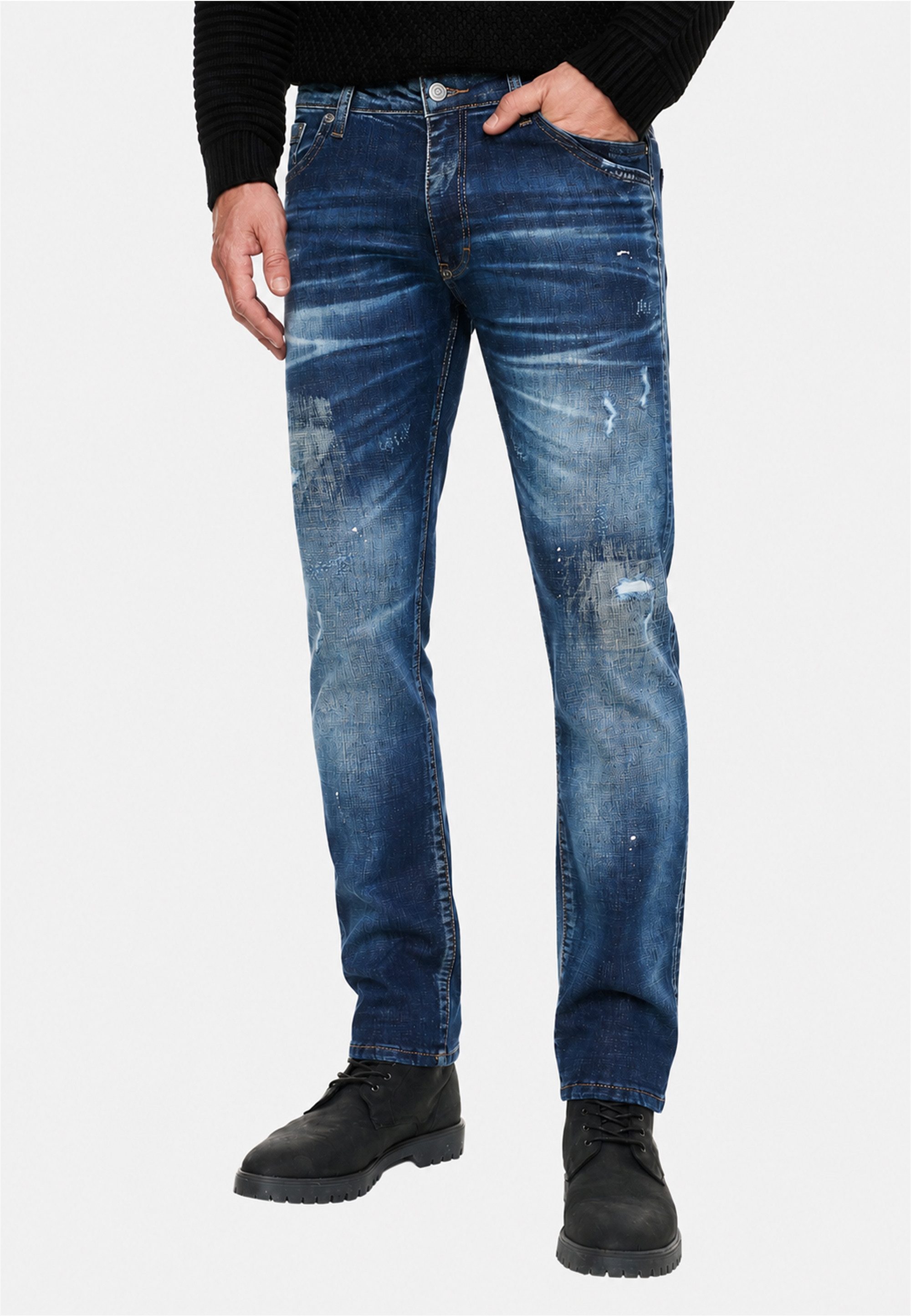 Rusty Neal Bequeme Jeans 12245-2 im klassischen 5-Pocket Style