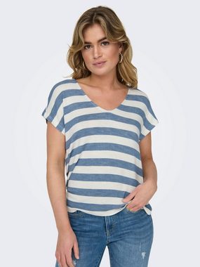 ONLY V-Shirt ONLLIRA LIFE S/S V-NECK TOP JRS NOOS