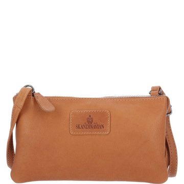 The Skandinavian Brand Umhängetasche The Skandinavian Brand Lady Leather Shoulder Bag Cognac (1-tlg)