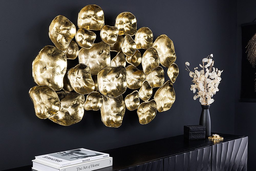 riess-ambiente Wanddekoobjekt VARIATION 105cm gold · günstig online kaufen