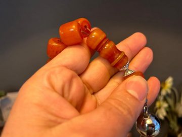 TesbihBid Kettenanhänger Zar Osmanli (Gebetskette islamisches Geschenk kuka Tesbih Misbaha islam, Tasbih Namaz Tasbeeh Amber Sandalous, 33-tlg, Special)