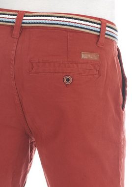 riverso Chinoshorts Herren Shorts RIVKlaas Regular Fit Bermudashorts mit Gürtel