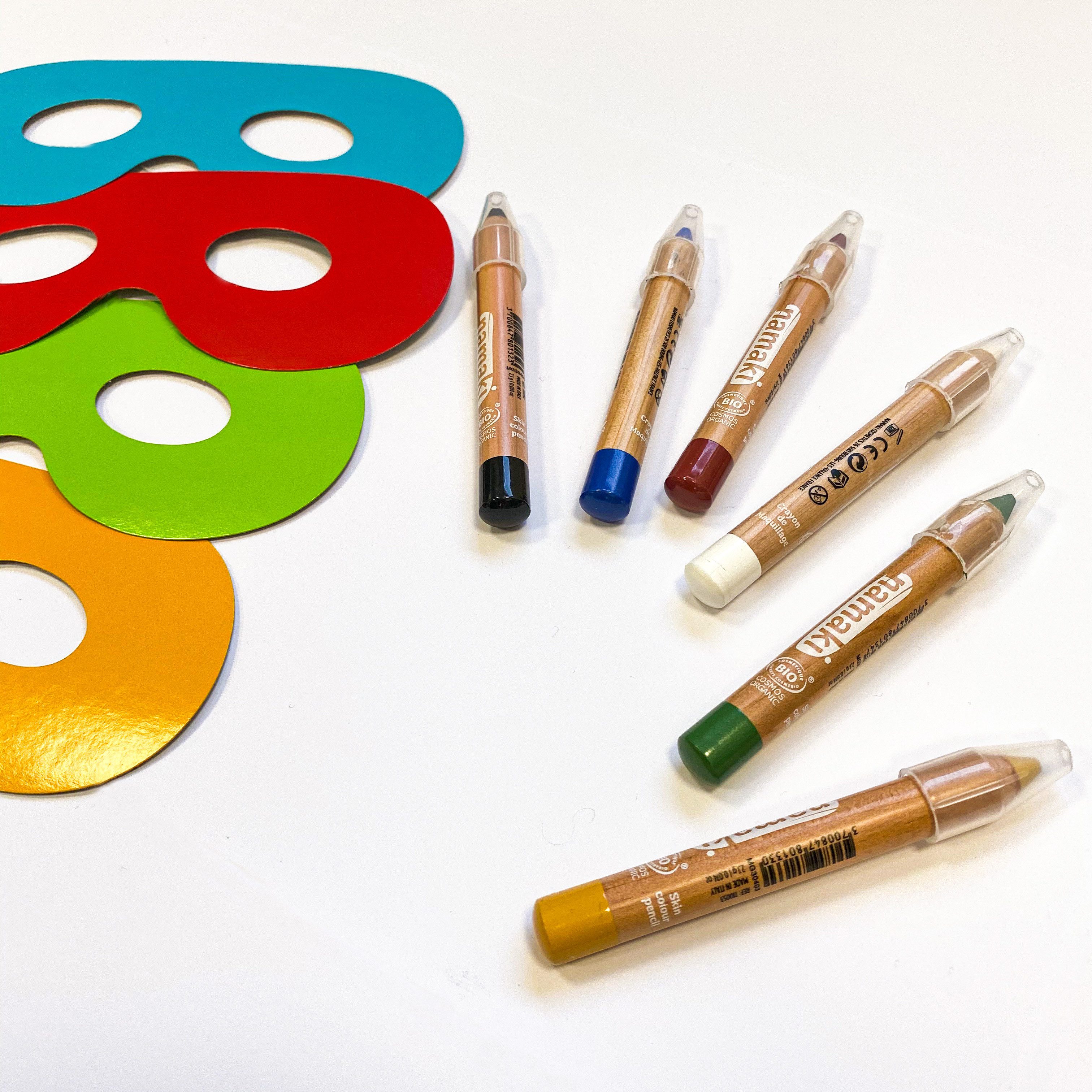 Namaki Buntstift Hautfarbstifte für Kinder – COSMOS ORGANIC – 6 Farben erhältlich, Buntstifte für Kinder in Hauttönen – Ungiftig & Umweltfreundlich