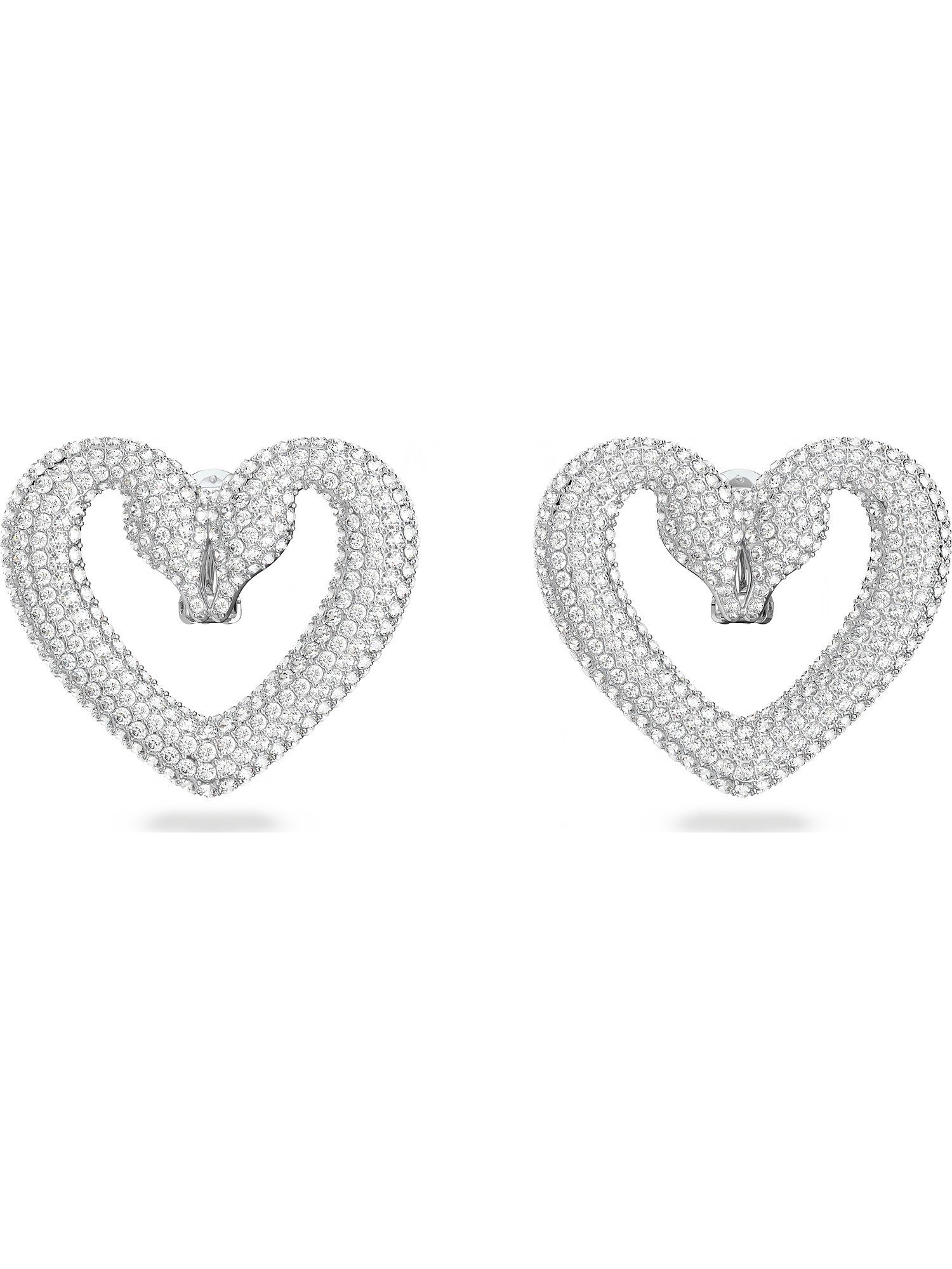 Swarovski Single-Ohrstecker Swarovski Damen-Ohrclip Metall Swarovski-Kristall