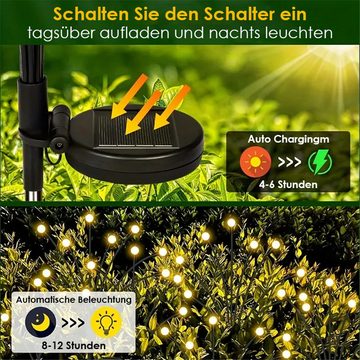 Bifurcation Außen-Stehlampe 10 Solarleuchten für die Garten- und Rasendekoration im Freien, 1 Artikel