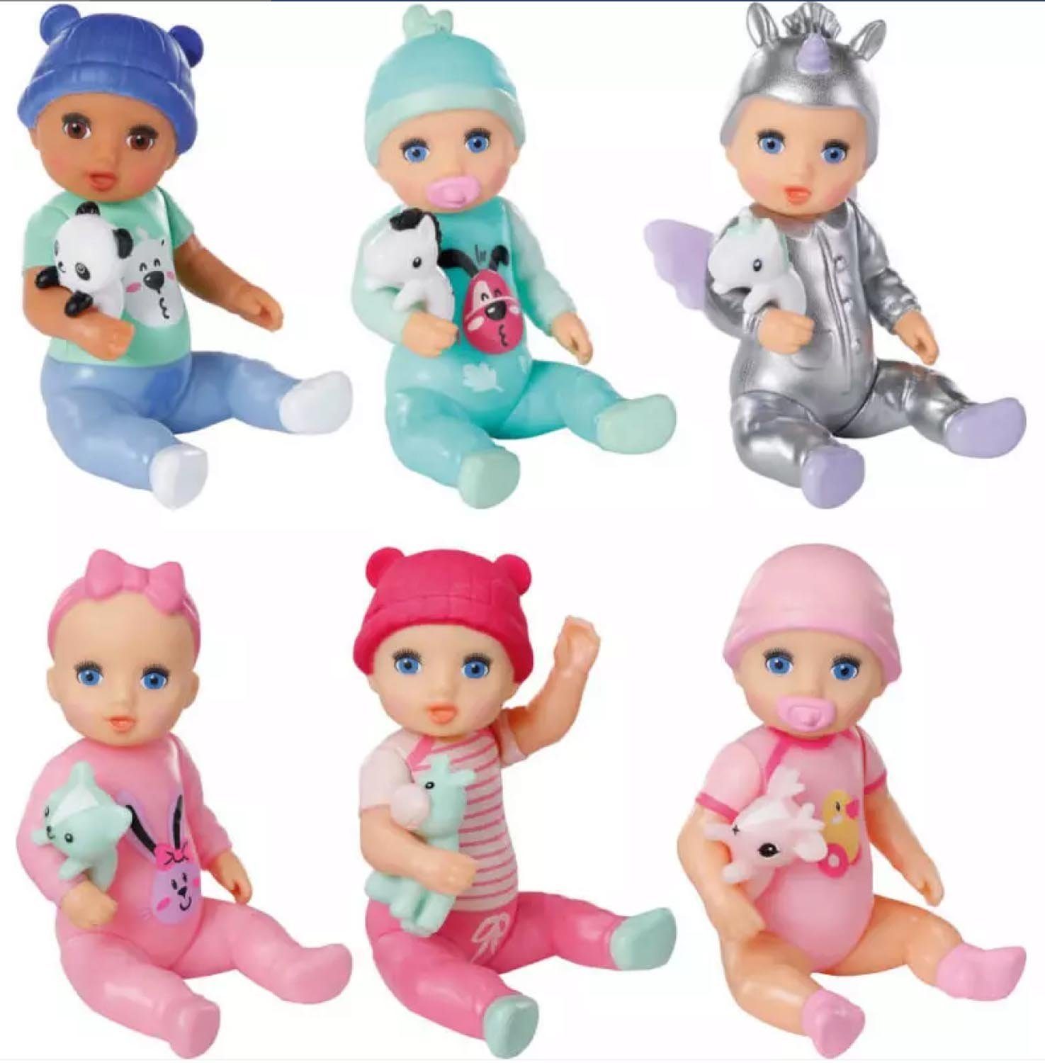 PDQ Babies - - Dolls Zapf Zapf 1-6 Creation 906002 BABY born Babypuppe Creation® Minis