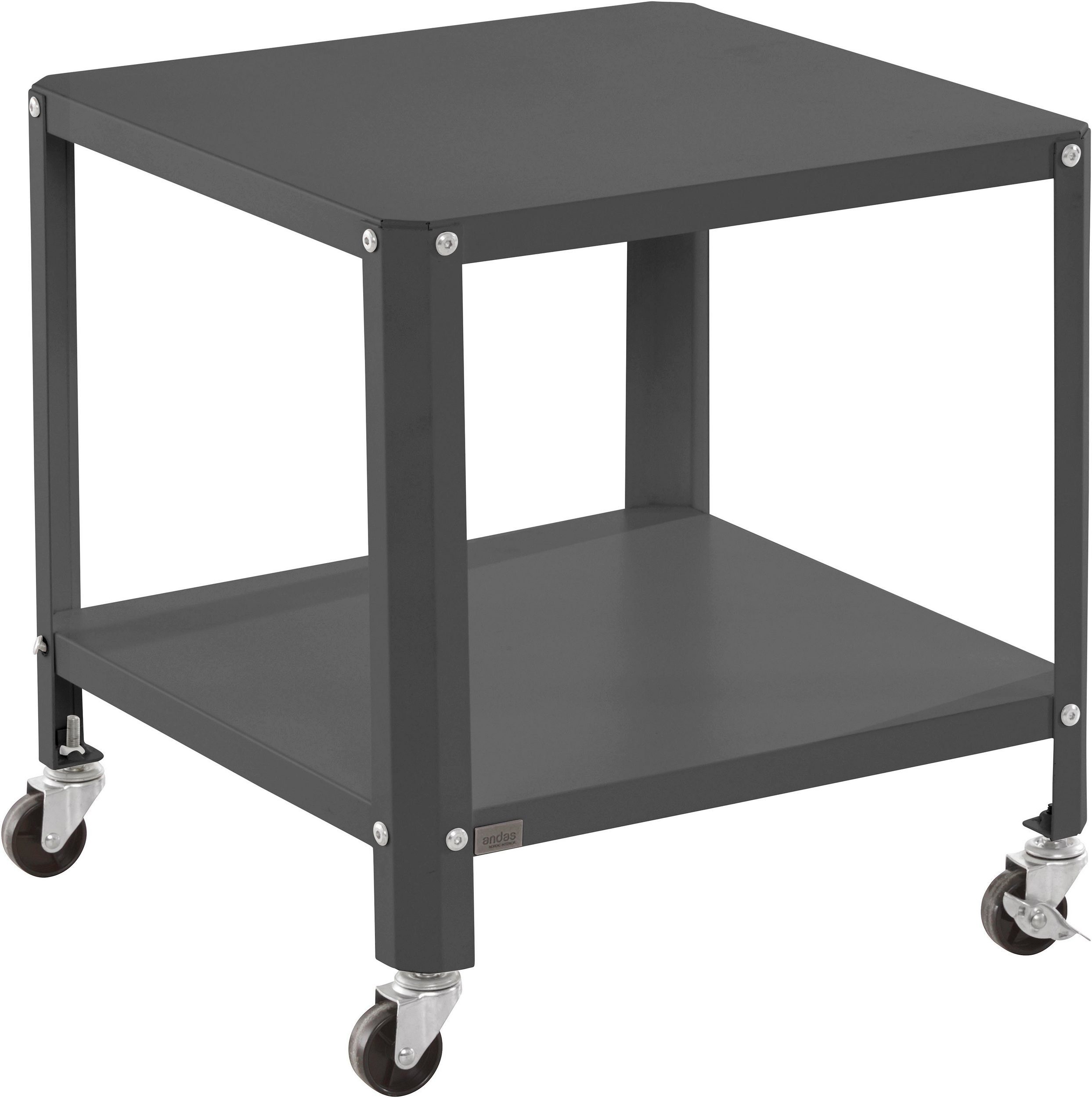 loft24 Beistelltisch Phoebe, Wohnzimmertisch auf Rollen, Nachttisch, Metall günstig online kaufen