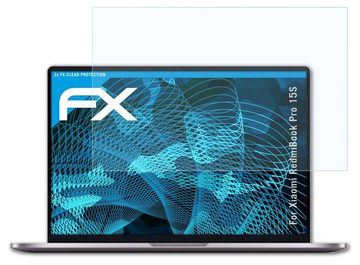 atFoliX Schutzfolie Displayschutz für Xiaomi RedmiBook Pro 15S, (2 Folien), Ultraklar und hartbeschichtet
