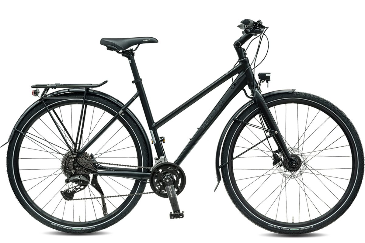 Kreidler Cityrad Rabeneick TS5 Lite, 9 Gang, Leichter Rahmen, Trapez/Diamant, Lichtanlage, alltagstauglich