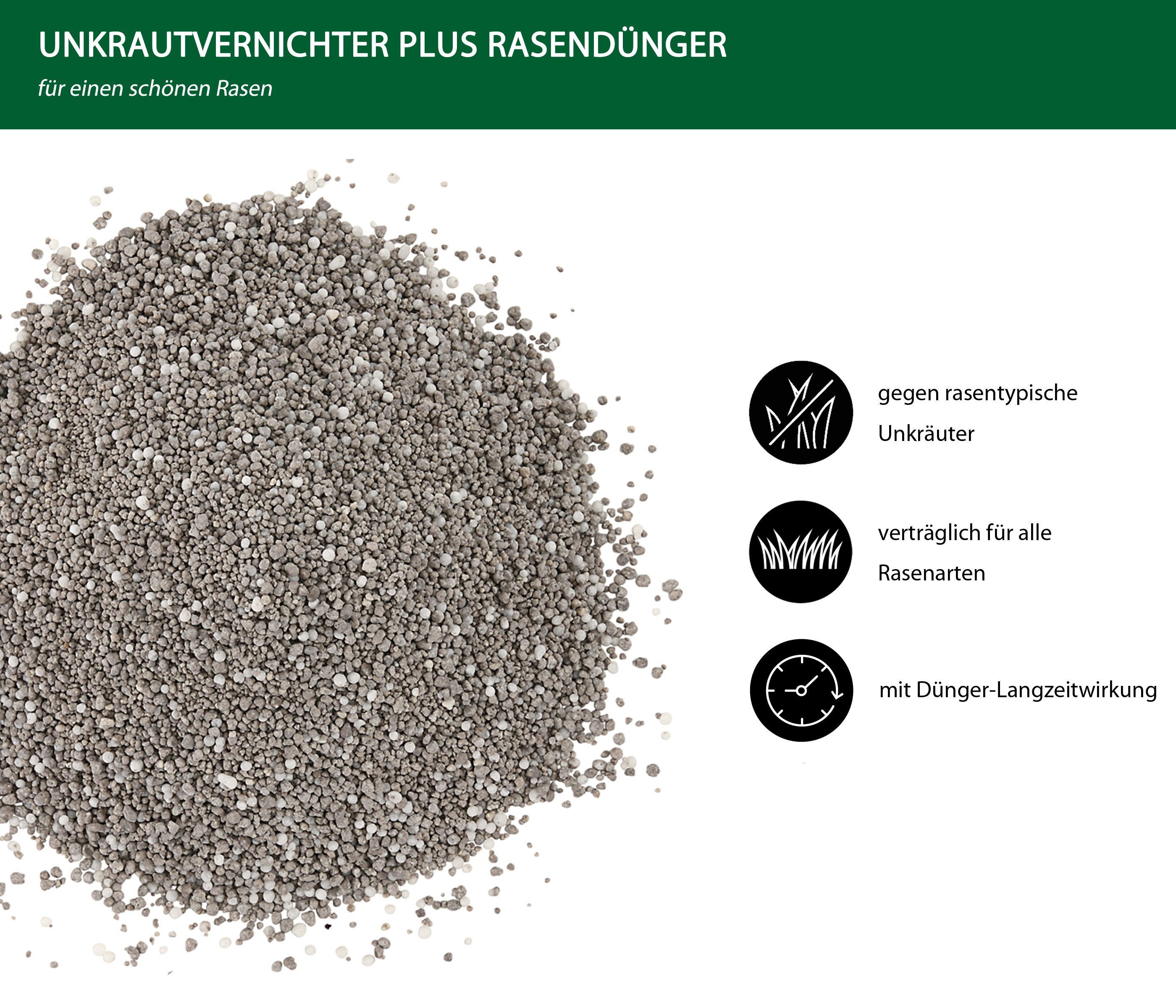 Dehner Rasendünger Unkrautvernichter plus Rasendünger, 5kg günstig online kaufen