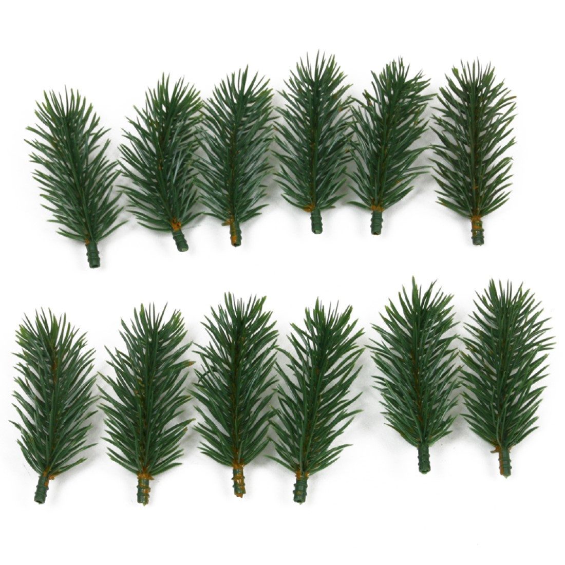 Kunstzweig Künstliches Tannenstreu, 12x Tannenspitzen 7,6cm. Tannenzweige, günstig online kaufen