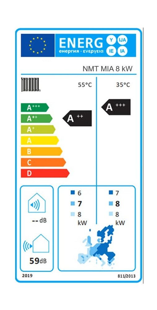NMT Heizsysteme GmbH Luft-Wasser-Wärmepumpe NMT Monobloc Luft-Wasser Wärmepumpe MIA 8 kW