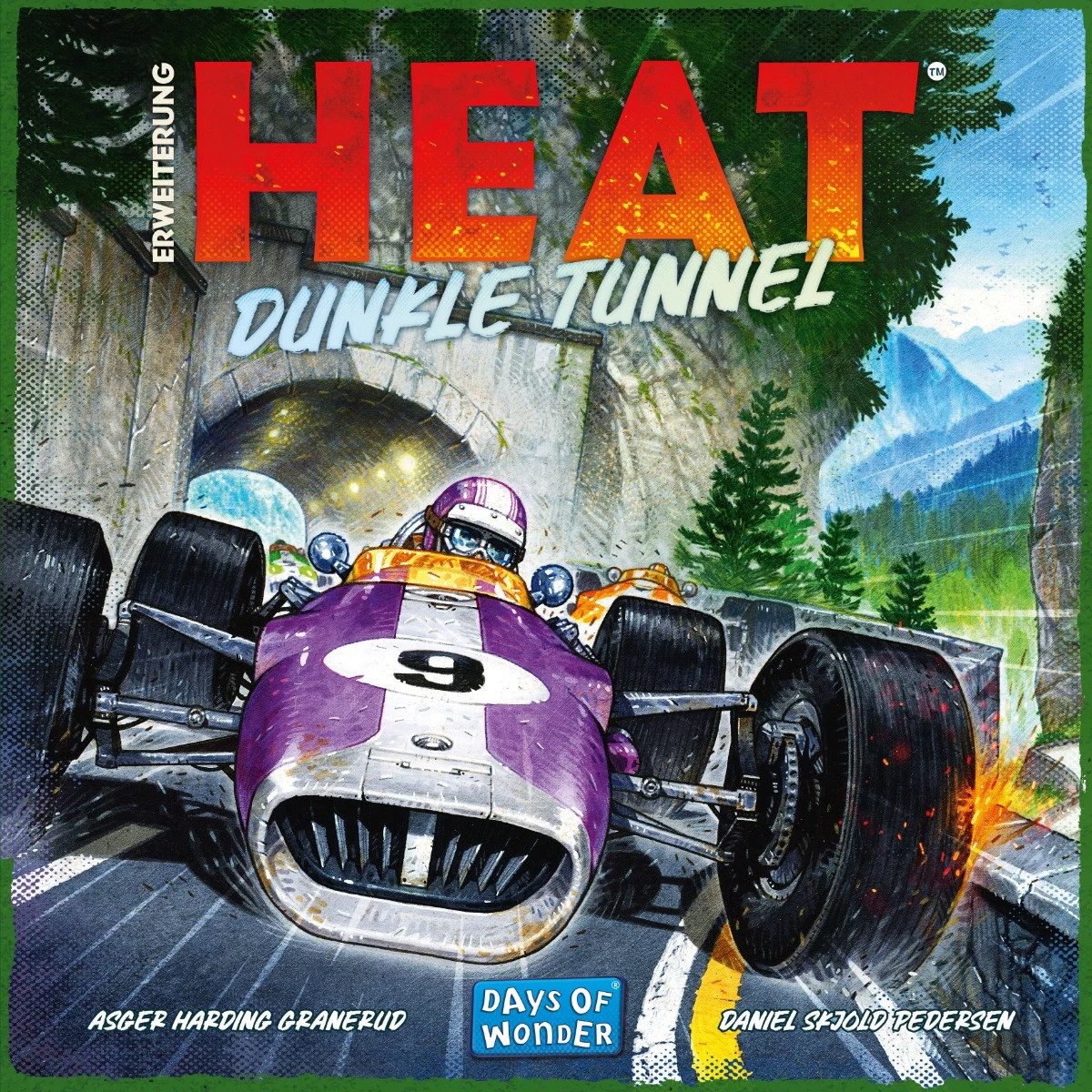 Asmodee Spiel Heat Dunkle Tunnel (DE) - Erweiterung