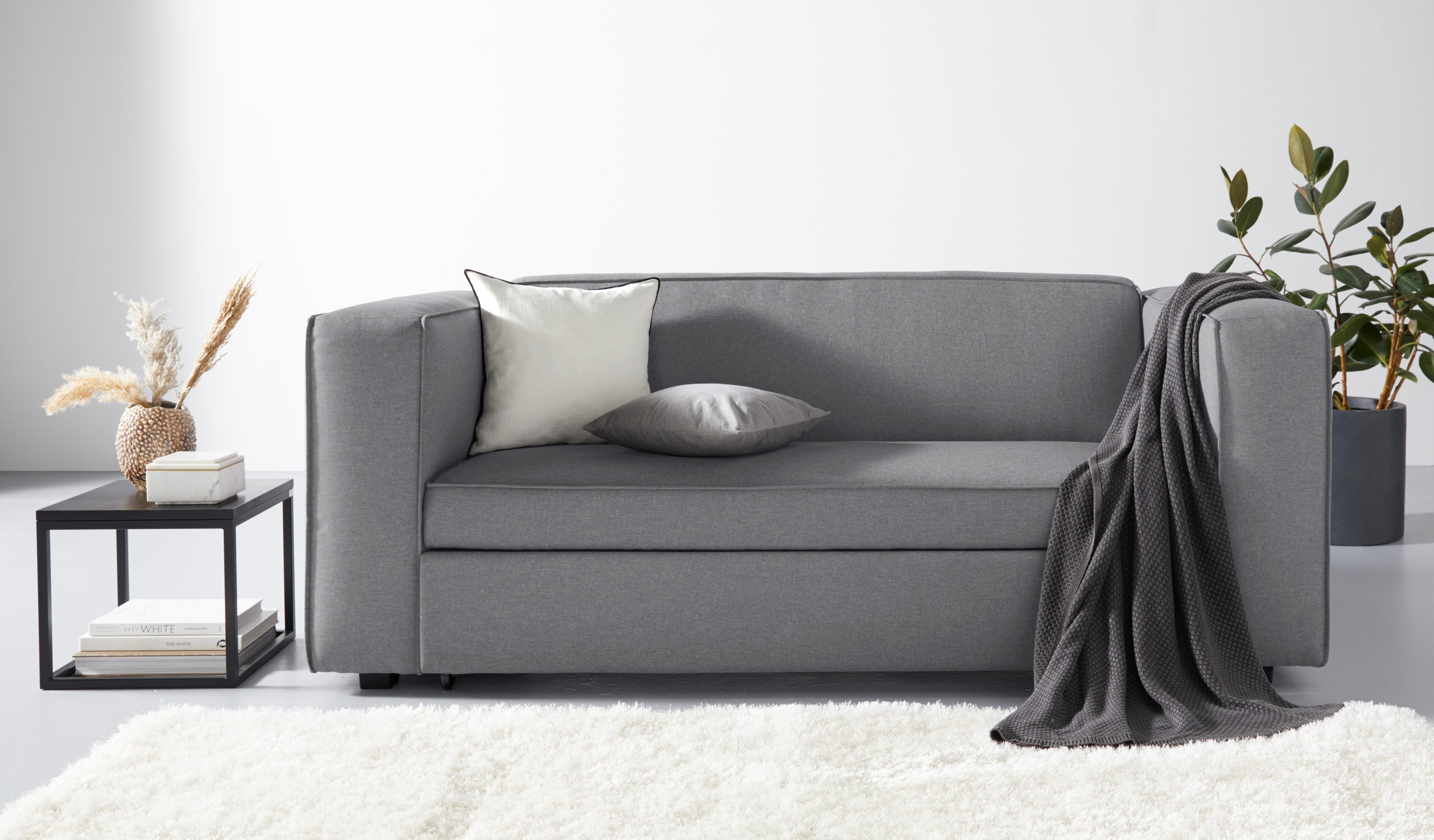 Home affaire Schlafsofa Asmund, Design-Schlafsofa, komfortable Bedienung, perfekter Sitzkomfort, Liegefläche 160/200 cm