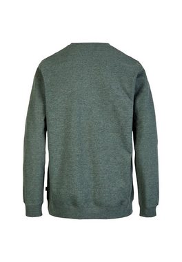 Cleptomanicx Sweatshirt Ligull mit kleiner Möwen-Stickerei