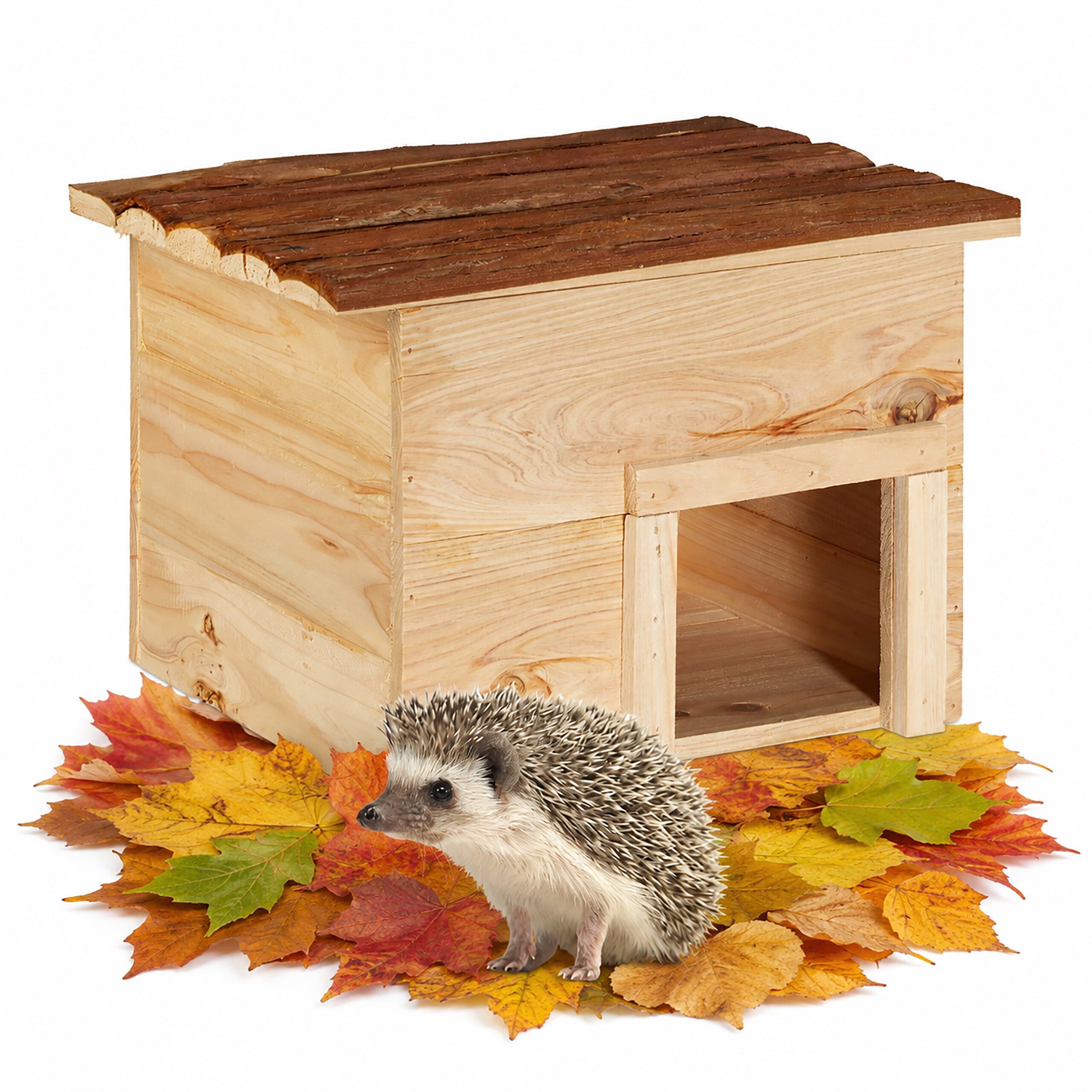 relaxdays Igelhaus aus Holz