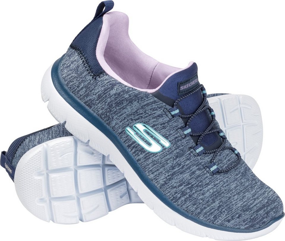 Skechers Slip-On Sneaker ultimativer Komfort mit dämpfender Memory-Foam  Einlegesohle