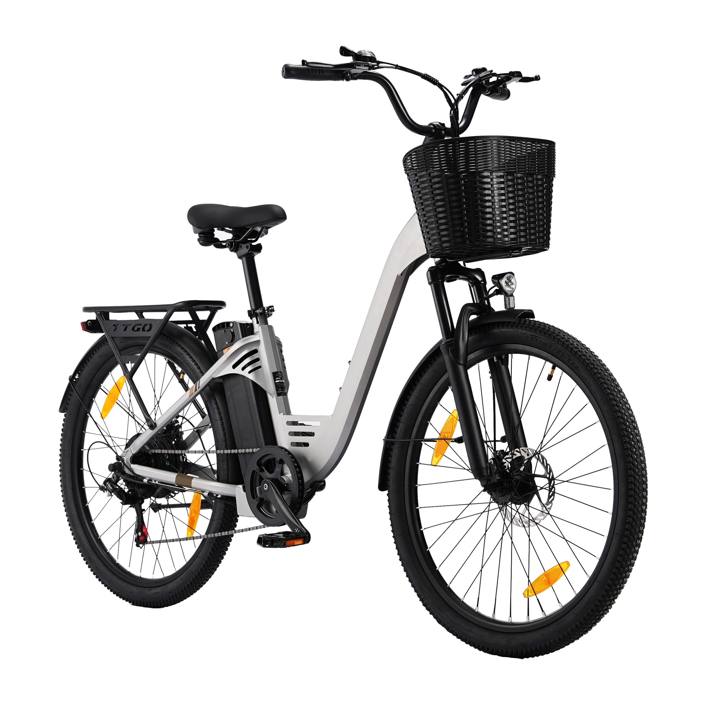 Vankel E-Bike E-Bike 26" Pedelec 250W 648Wh Akku 120km Shimano 7-Gänge IPX5, 7 Gang, Heckmotor, 648 Wh