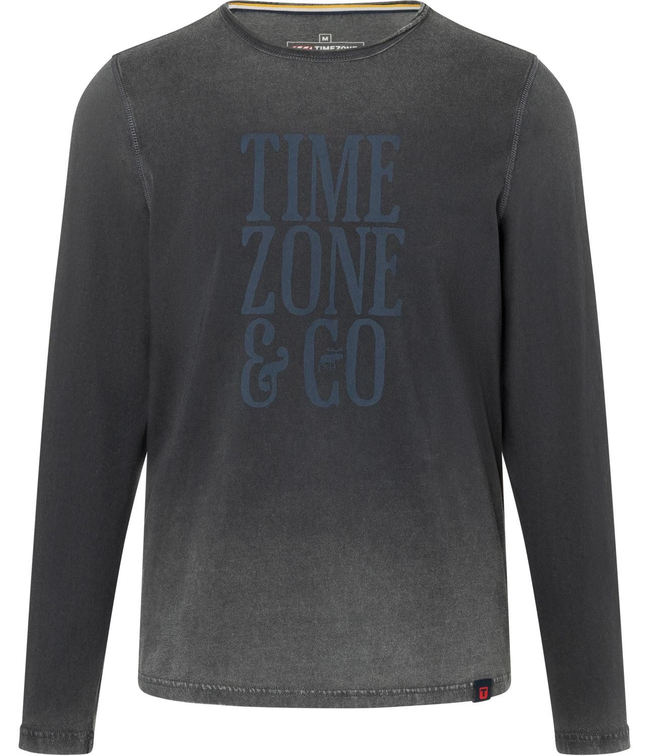 TIMEZONE T-Shirt Timezone Herren Langarm T-Shirt – Lässiges Longsleeve aus günstig online kaufen