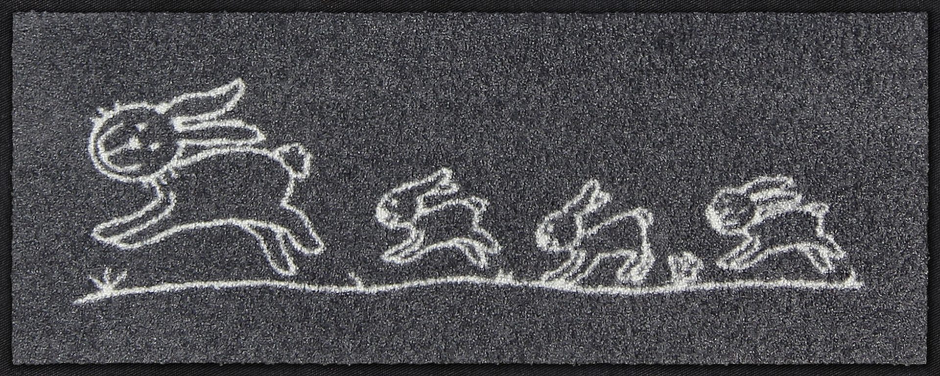 Salonloewe Läufer Fußabtreter klein 30x75 Hereingehoppelt, Läufer Mini, Höhe: 300 mm
