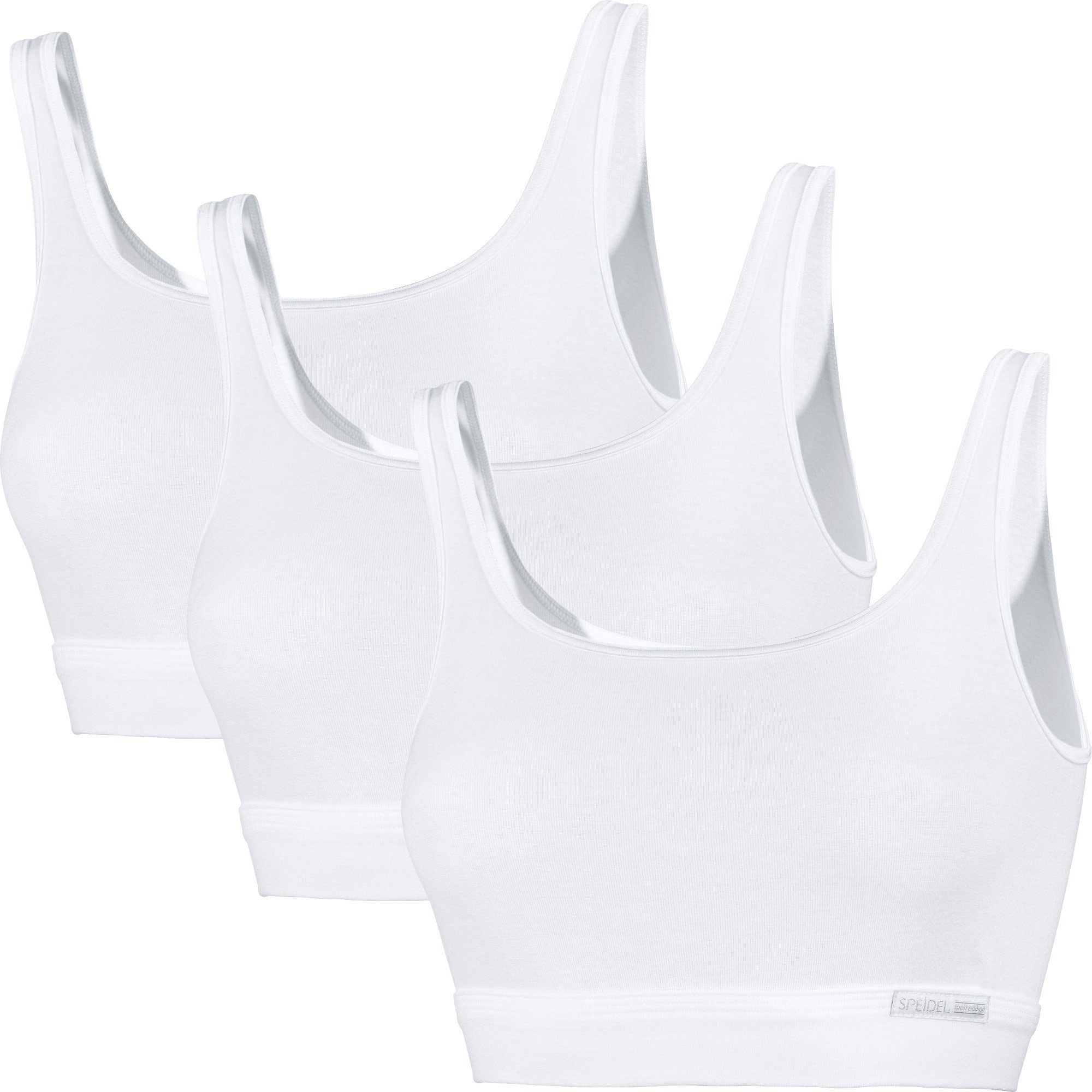 Unterhemd Bio Damen-Bustier "Bio Cotton plus" 3er-Pack