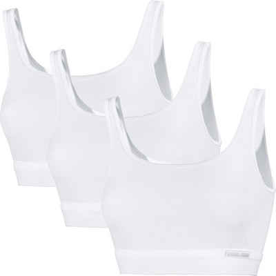 Speidel Unterhemd Bio Damen-Bustier "Bio Cotton plus" 3er-Pack Single-Jersey Uni