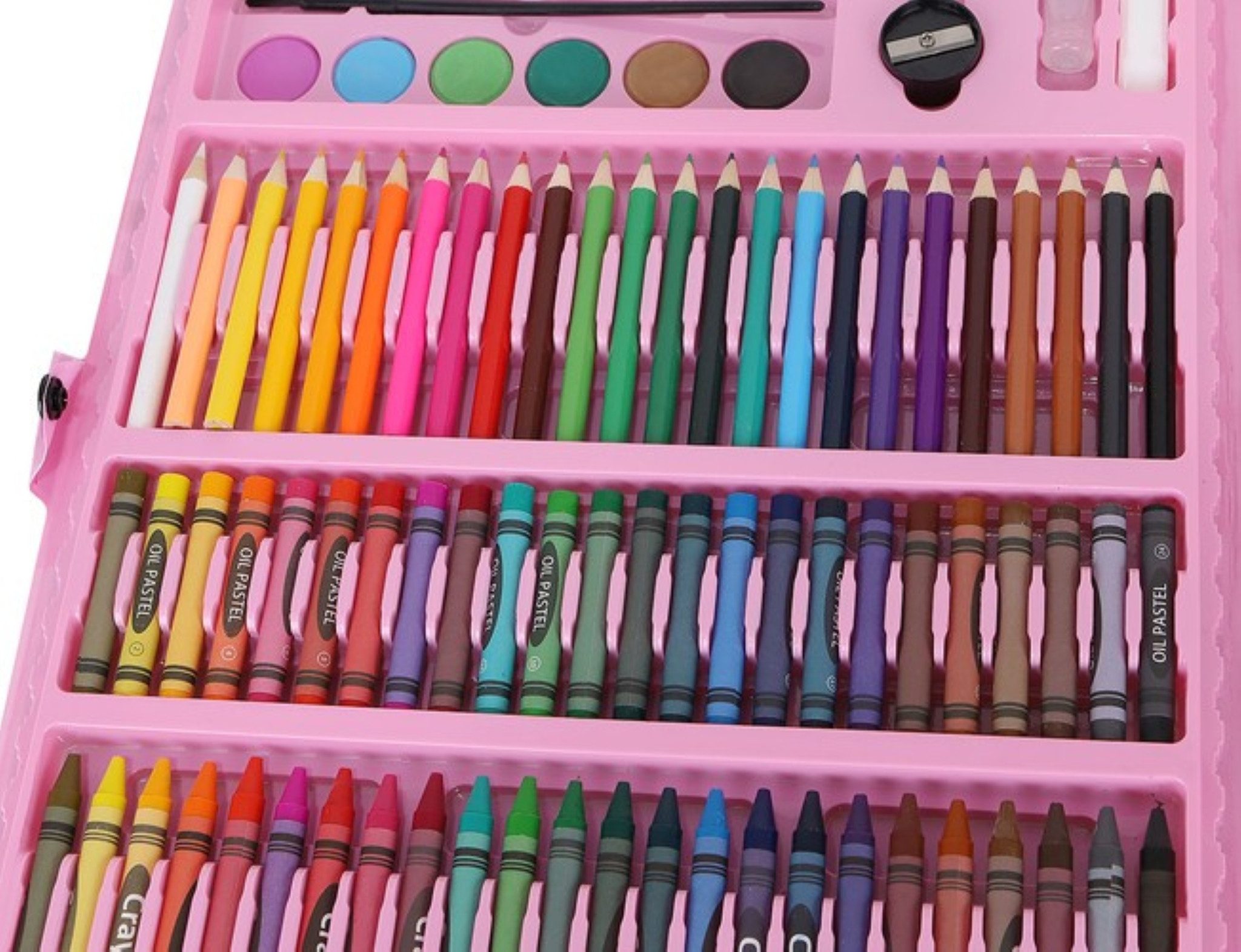 MAALEO Bastelfarbe Kunstkoffer Deluxe: Malset 168-teilig, DIY, Umfangreiches Malkoffer Set mit Viel Zubehör