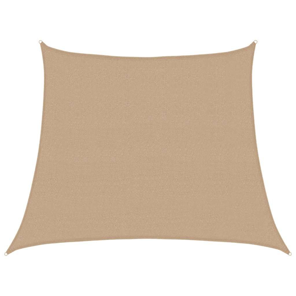 vidaXL Sonnensegel Sonnensegel 160 g/m² Taupe 3/4x3 m HDPE, (1-tlg)