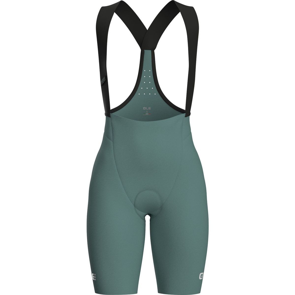 alé Fahrradhose GO Trägerhose für Damen mit modernem Design, UV-Schutz und