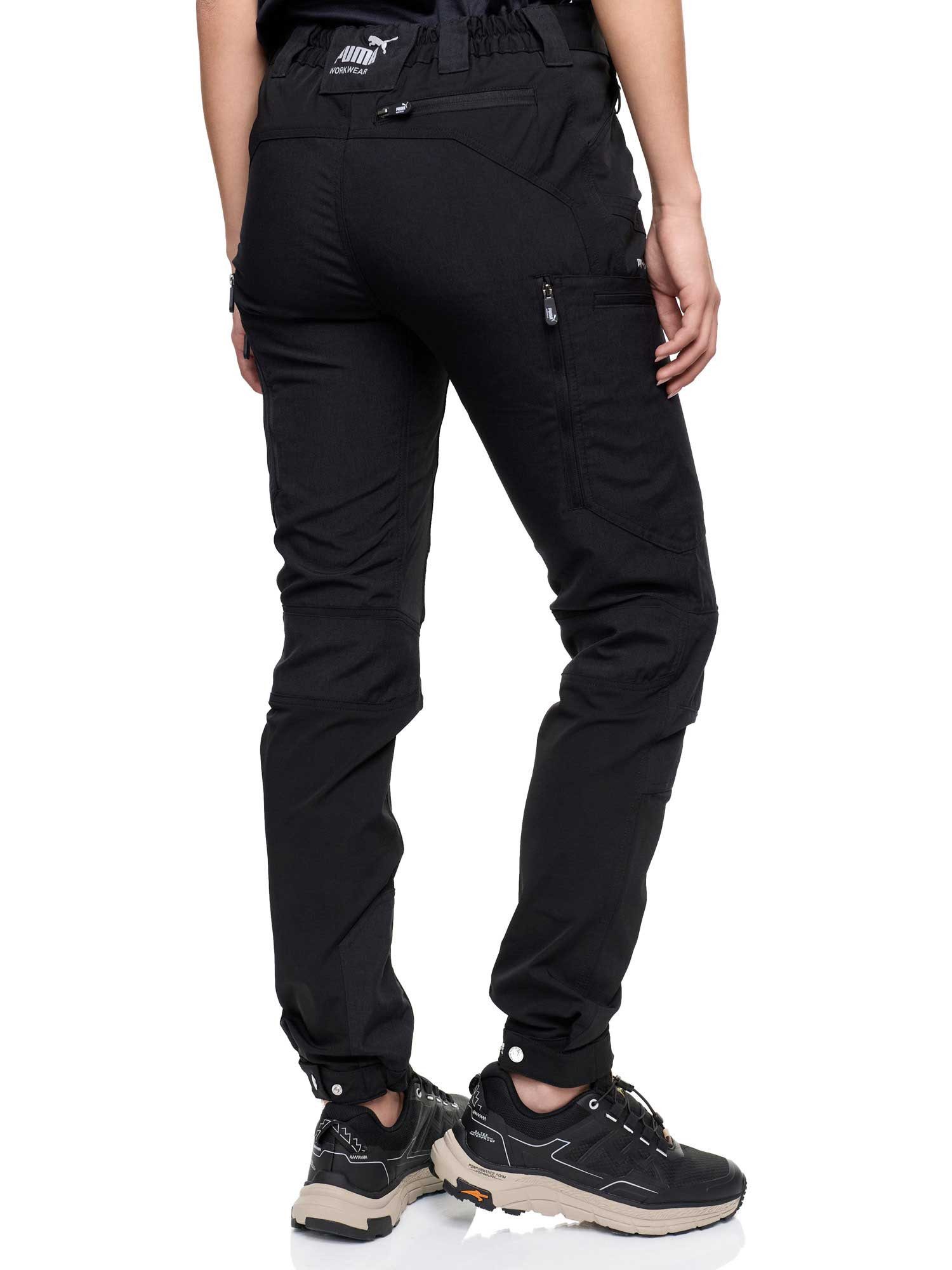 PUMA Workwear Outdoorhose Wanderhose Damen - Outdoor Hosen für Damen, Verstellbare Knopfleiste Verstärktes Nylon für Langlebigkeit - 4-Wege-Stretch - Atmungsaktiv