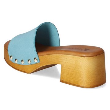 Kaerlek Kaerlek Damen Clogs Pantoletten Blau Clog