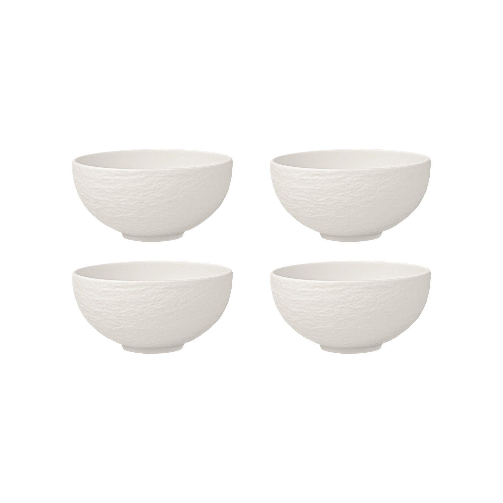 12,5 St) & Bol Blanc Manufacture Boch Villeroy (4 cm, Suppen Ø Rock Suppenteller