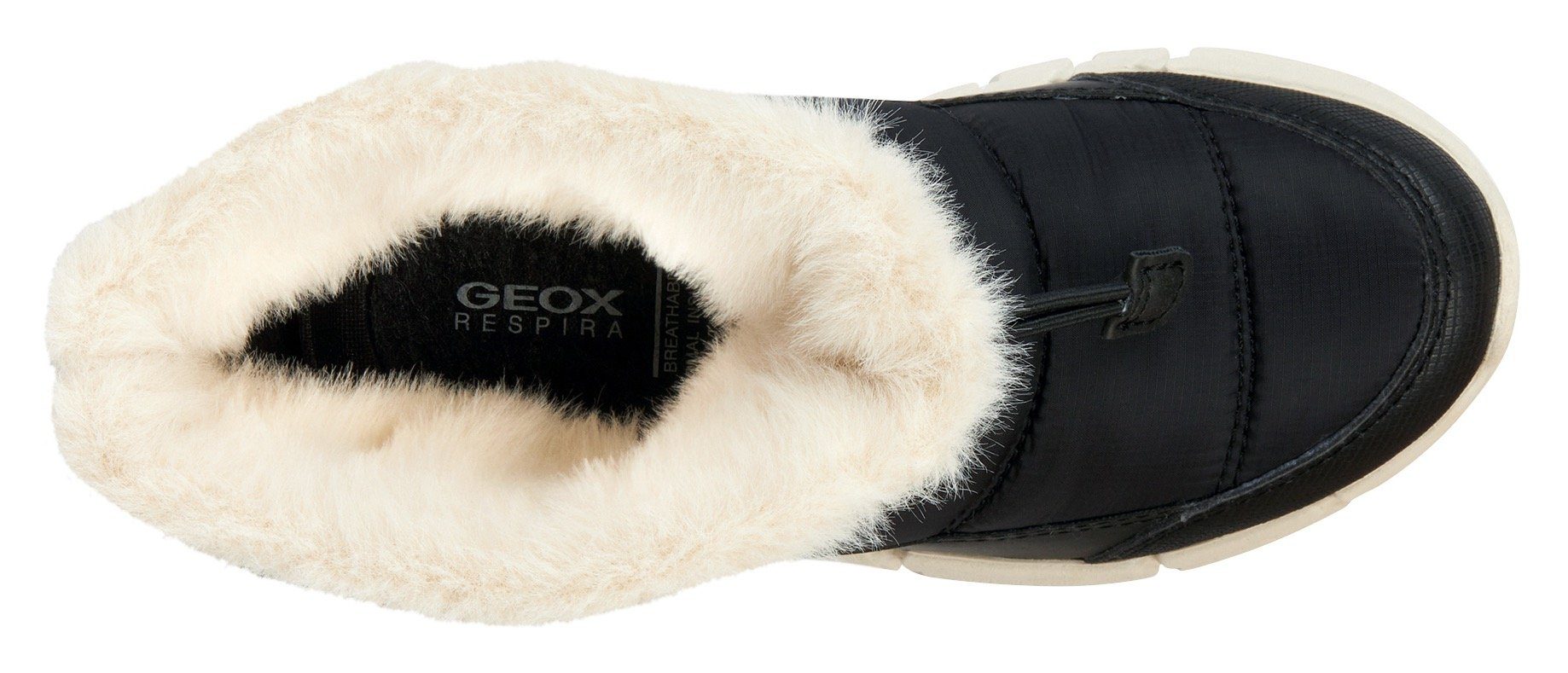 Geox J FLEXYPER GIRL B ABX TEX-Ausstattung schwarz mit Winterstiefel