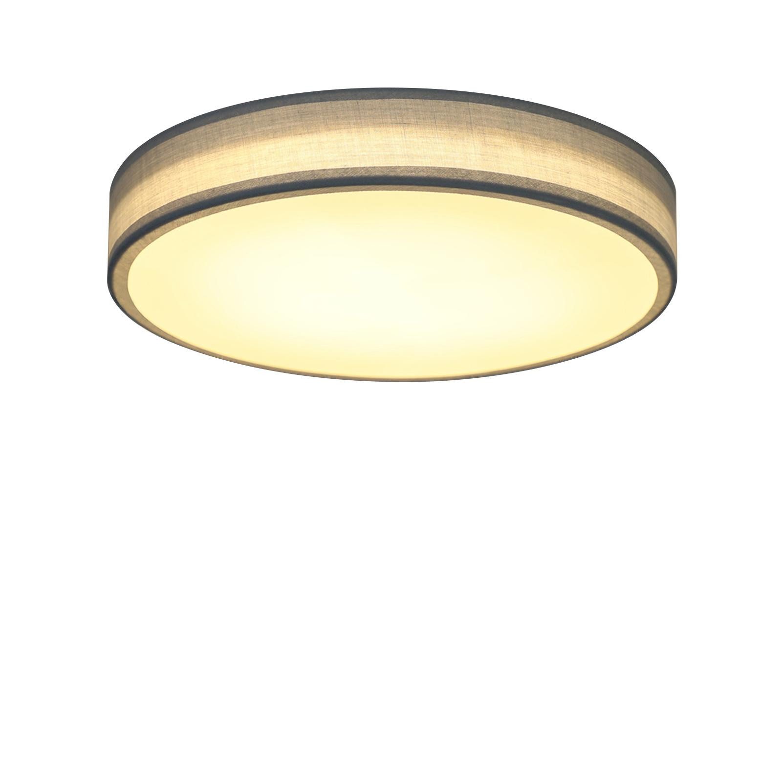 ZMH LED Deckenleuchte 12W 3000K Stoffschirm günstig online kaufen