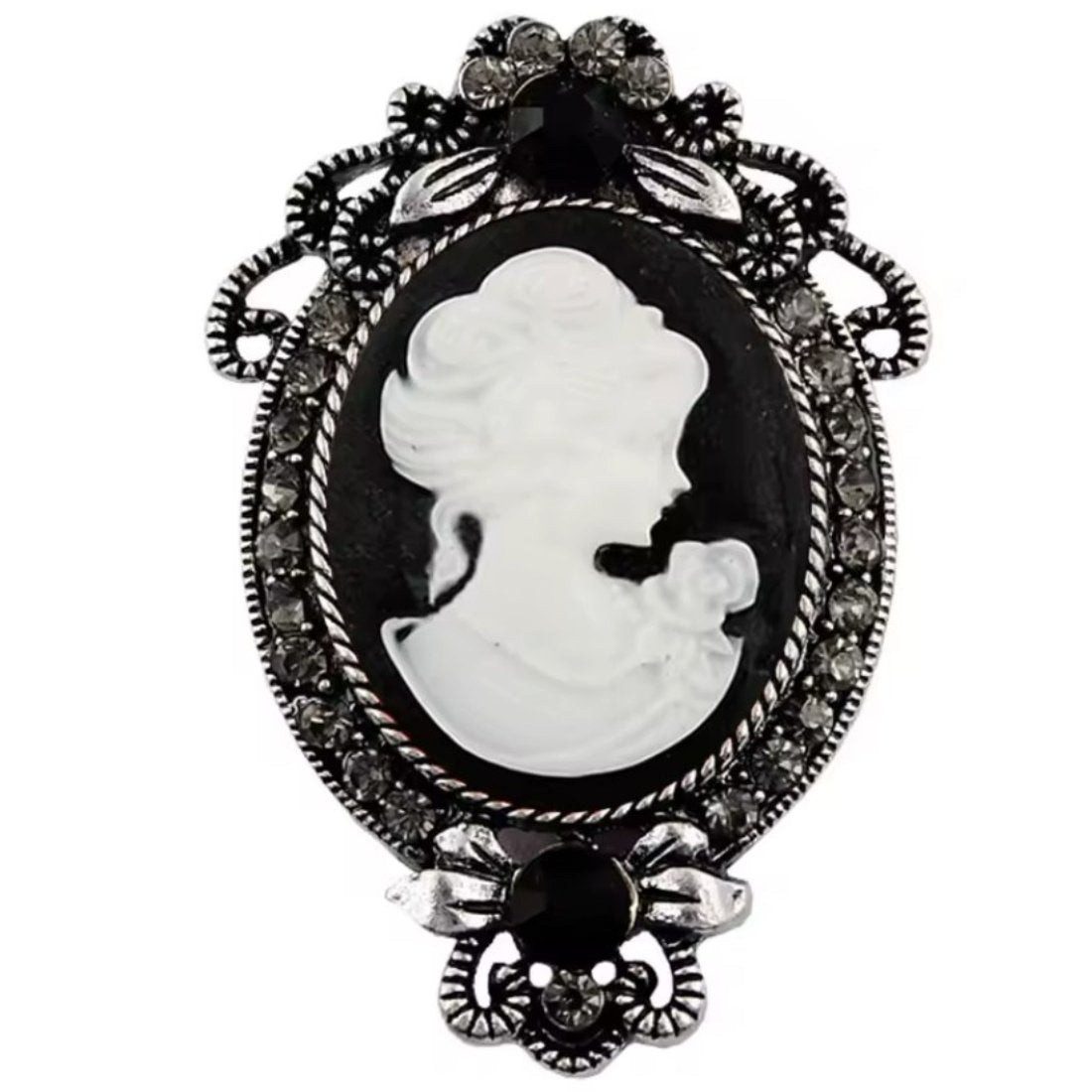 Dark-Desires Brosche Vintage Brosche Cameo goldfarben günstig online kaufen