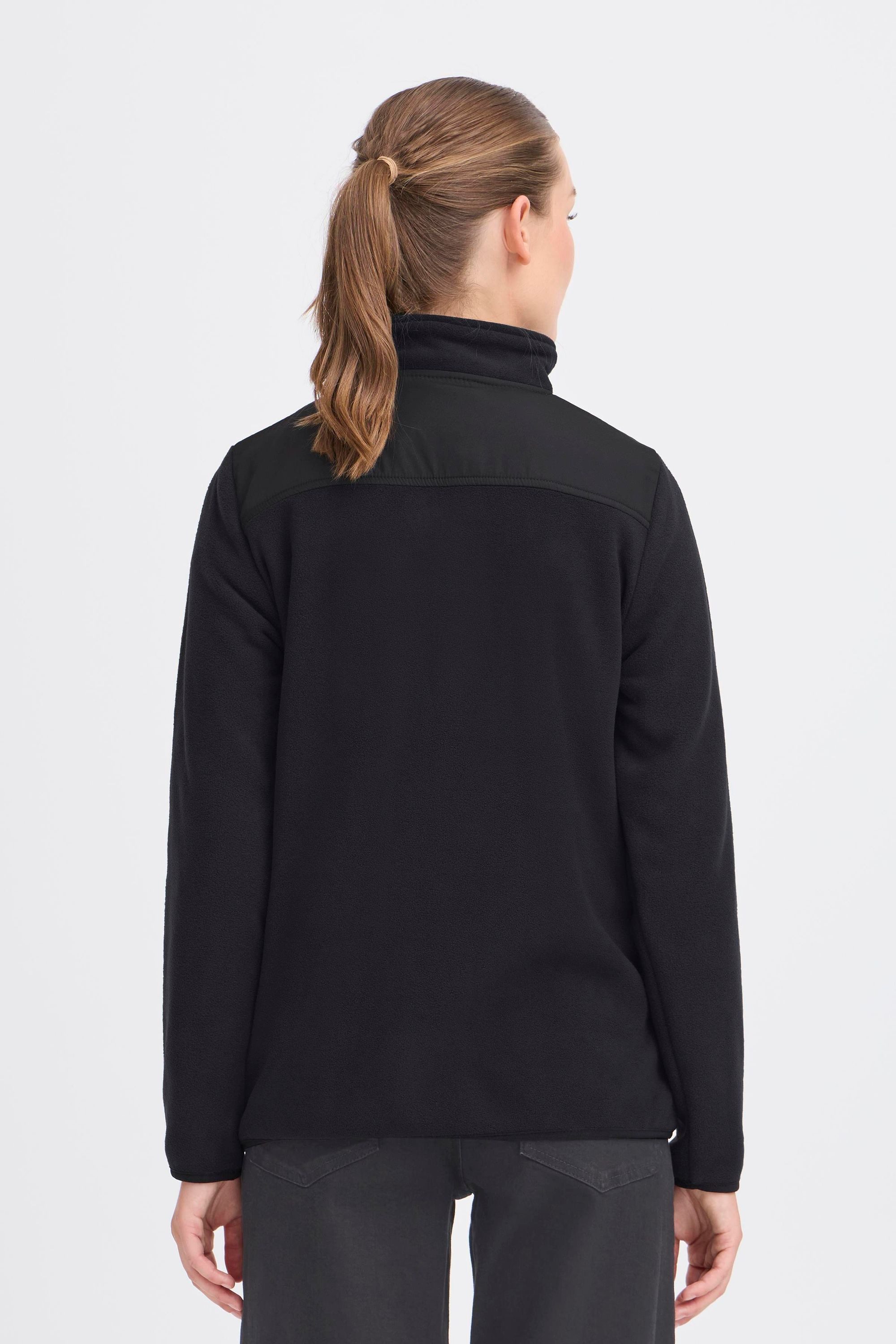 OXMO Troyer OXNete Modischer Fleecetroyer mit Stehkragen