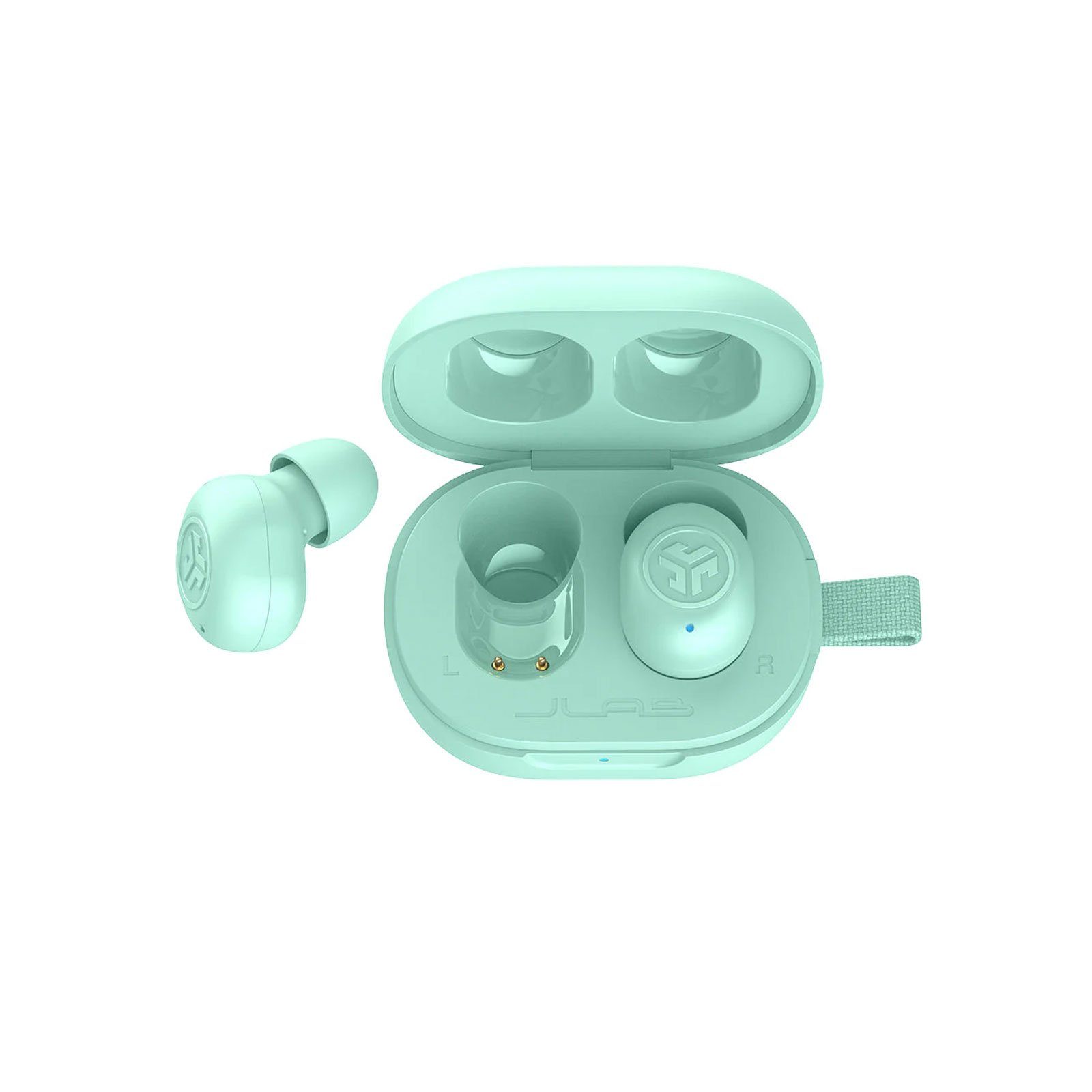 Jlab JBuds True In-Ear-Kopfhörer Ladecase, Mini Minzgrün Wireless Earbuds Bluetooth, Schlüsselband) (TWS