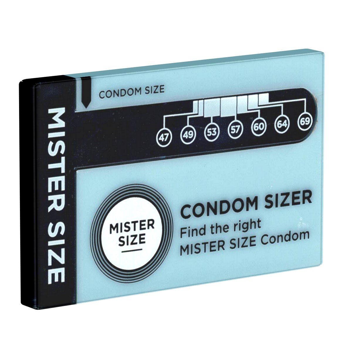 MISTER SIZE Kondome Condom Sizer Sprache: Deutsch, 1 St., bestimmen Sie jetzt Ihre Kondomgröße