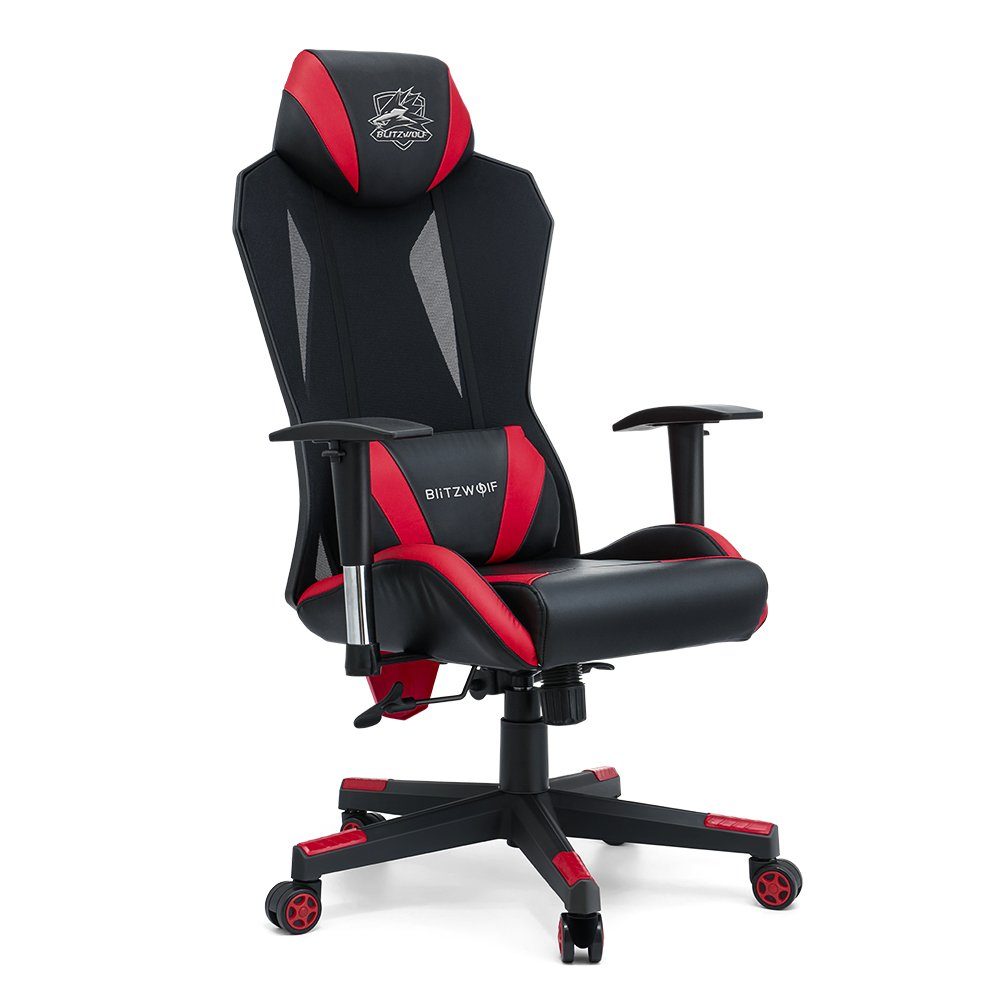 BLiTZWOLF Gaming-Stuhl »BW-GC6« (Ergonomischer Stuhl, 1 Stück), Bürostuhl  Schreibtischstuhl, 150 ° Liegend, höhenverstellbar, mit Lendenkissen, bis  250kg online kaufen | OTTO