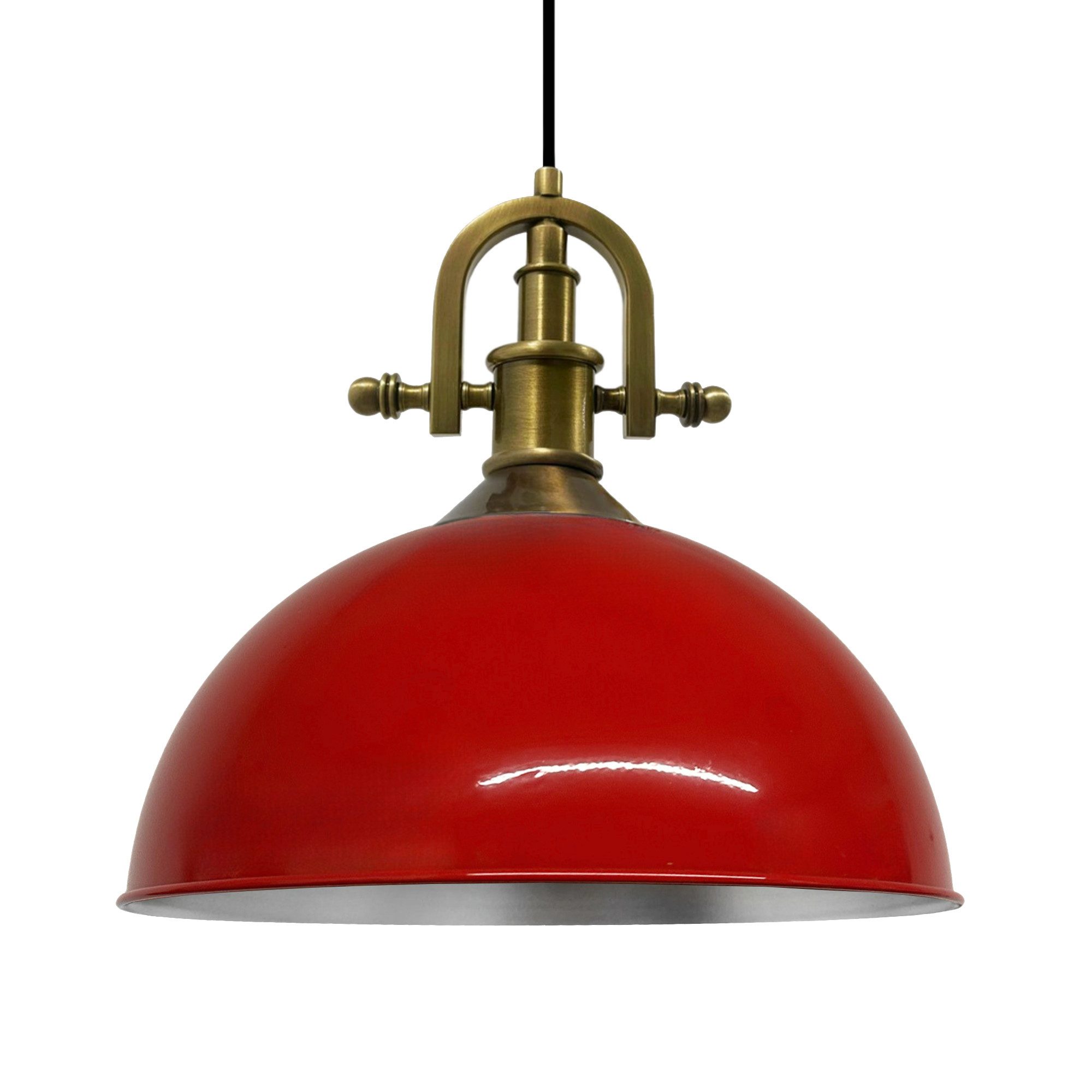 Bamyum Pendelleuchte Pendelleuchte Industrielle Metall Groß 40 cm, Pendella günstig online kaufen