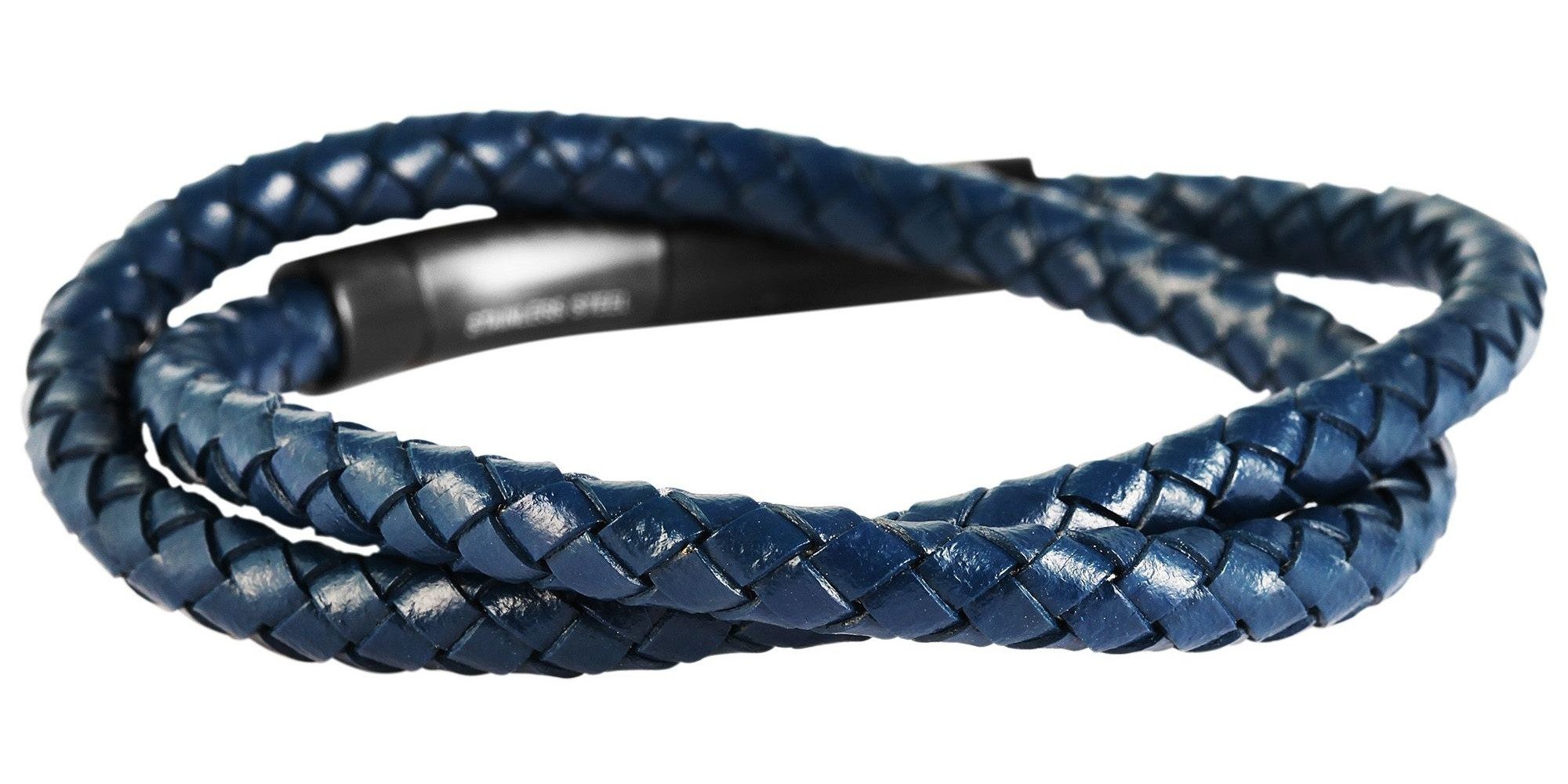 Adelia´s Wickelarmband Herren Armband – Wickelarmband aus Leder 43 cm, Geschenkidee: zeitlos und vielseitig