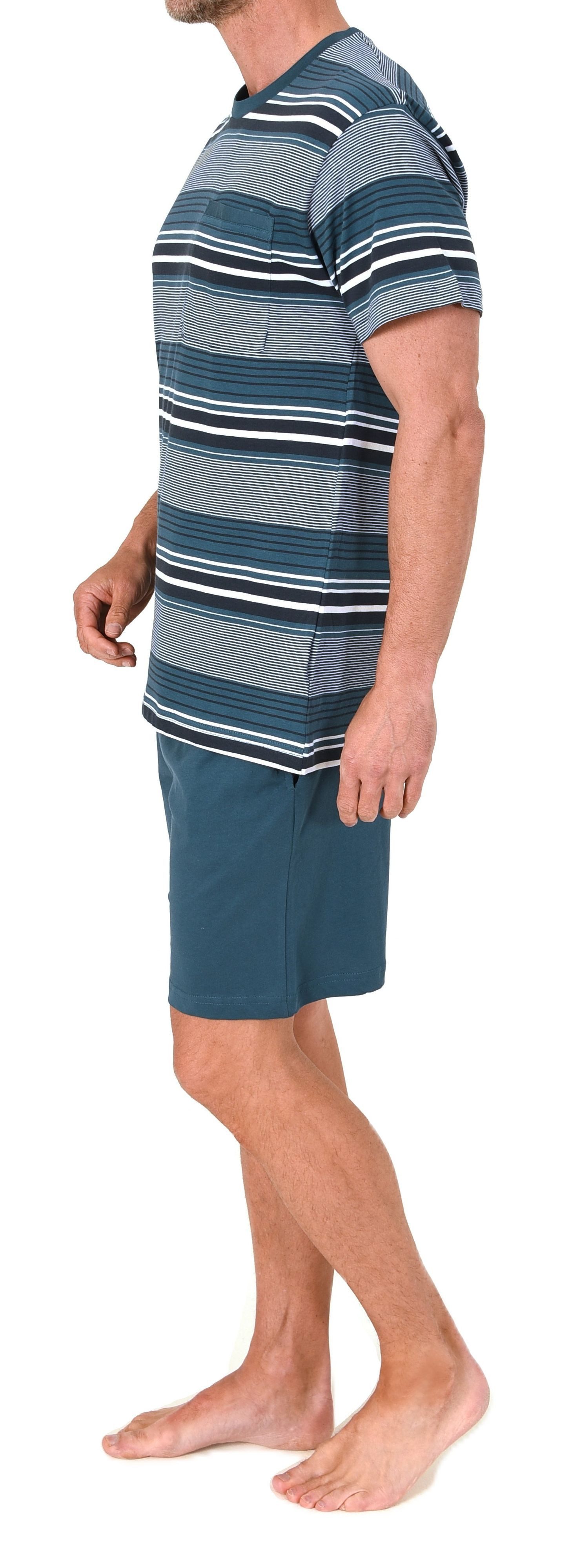 Normann Pyjama Normann Herren Pyjama kurzarm Shorty - auch in Übergröße erhältlich – Bild 4 von 5